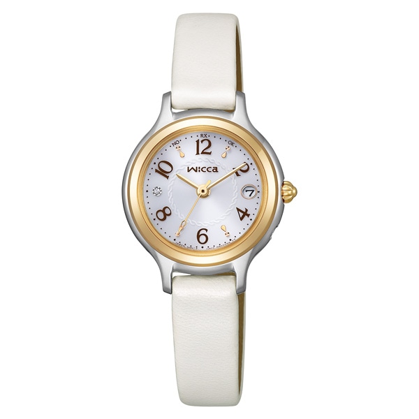 wicca ソーラーテック電波時計 KS1-937-11 レディス