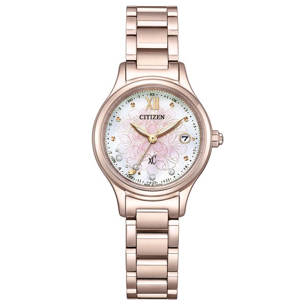 xC hikari collection 光発電エコ・ドライブ電波時計 SAKURA限定 ES9497-88X 2 200本限定モデル レディス