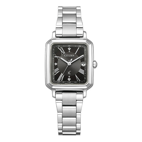 xC hikari collection Square 2way Model 光発電エコ・ドライブ電波時計 Titania Happy Flight ES9500-69E レディース