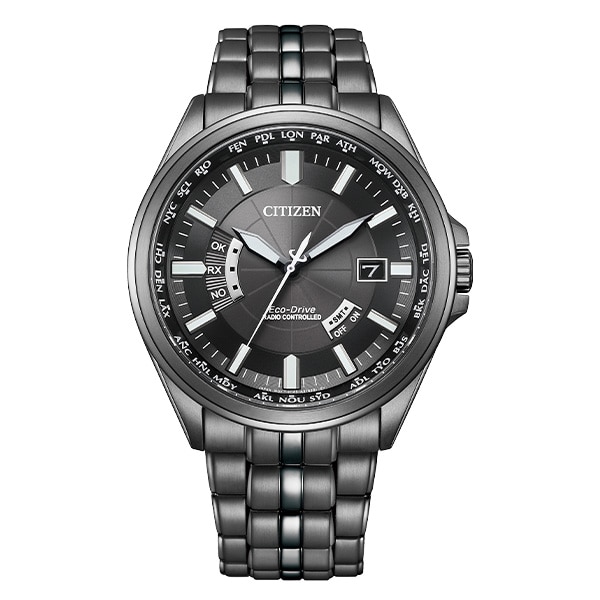 CITIZEN COLLECTION 光発電エコ・ドライブ電波時計 ダイレクトフライト CITIZEN COLLECTION NIGHT COLOUR?EDITION CB0294-54E メンズ