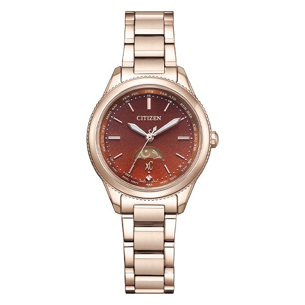 xC daichi collection 光発電エコ・ドライブ電波時計 Titania Happy Flight EE1004-73W レディス