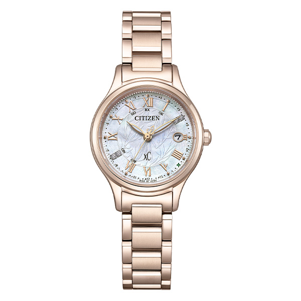 xC hikari collection KEIKO KITAGAWA Limited Model 光発電エコ・ドライブ Titania Happy Flight 光発電エコ・ドライブ ES9498-51D 電波ソーラー レディース