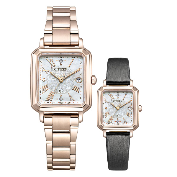 xC hikari collection 光発電エコ・ドライブ Titania Happy Flight ES9506-54N 電波ソーラー レディース