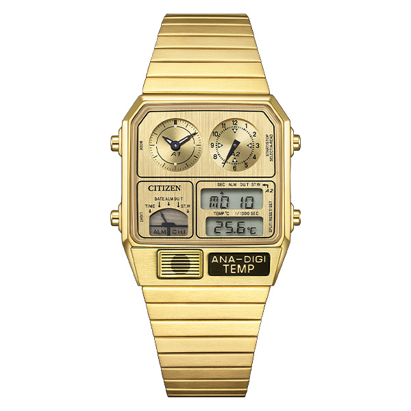 RECORD LABEL Metallic ANA-DIGI TEMP アナデジテンプ 限定モデル JG2103-56P クォーツ ユニセックス