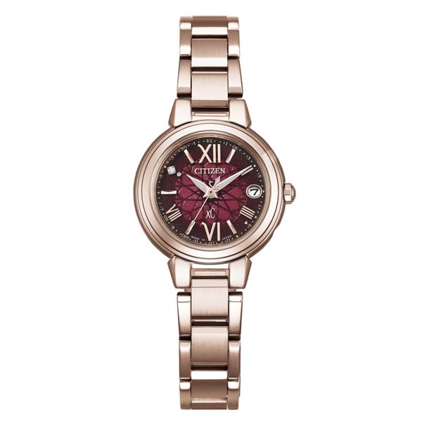 xC クロスシー ES9437-55X エコ・ドライブ電波時計 basic collection 現手モデル 電波ソーラー レディース 1100本限定