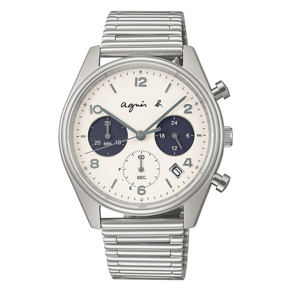 agnes b. CINEMA FCRD707 ソーラー クロノグラフ メンズ 国内限定500本