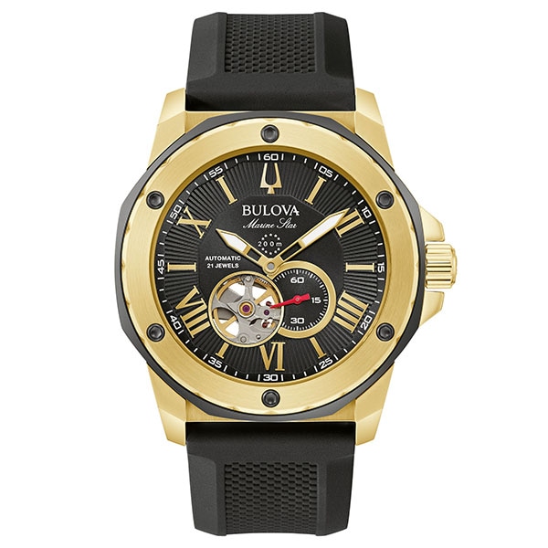 BULOVA Marine Star 98A272 機械式 メンズ