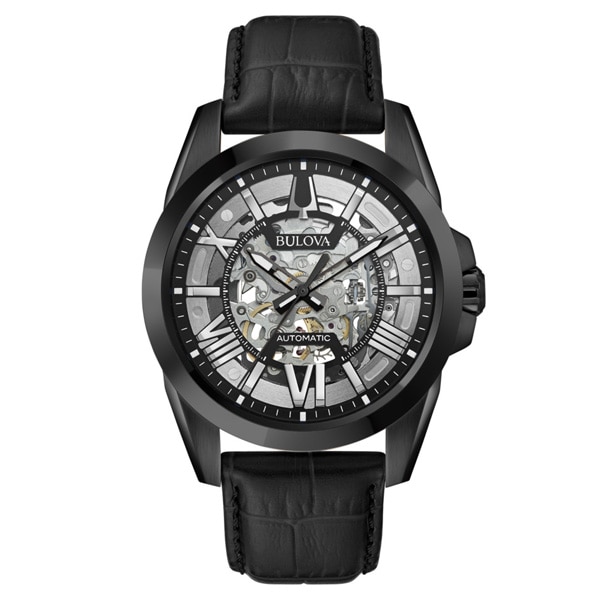 BULOVA クラシックスケルトン 98A304 自動巻 メンズ
