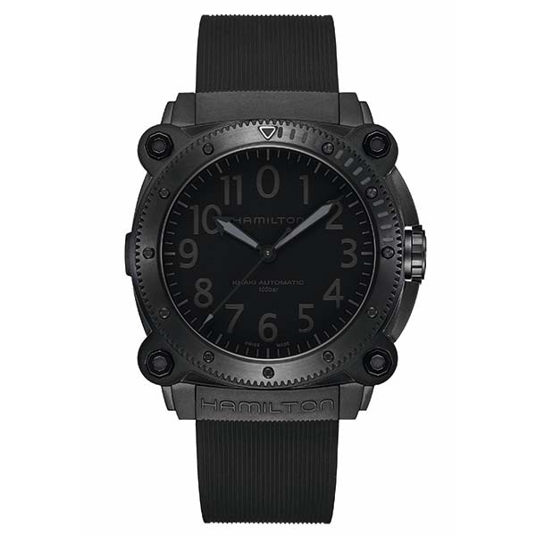 HAMILTON KHAKI NAVY BeLOWZERO Titanium Auto H78505330 自動巻 メンズ