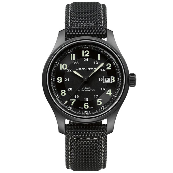 HAMILTON KHAKI FIELD Titanium Auto H70575733 チタニウム 自動巻 メンズ