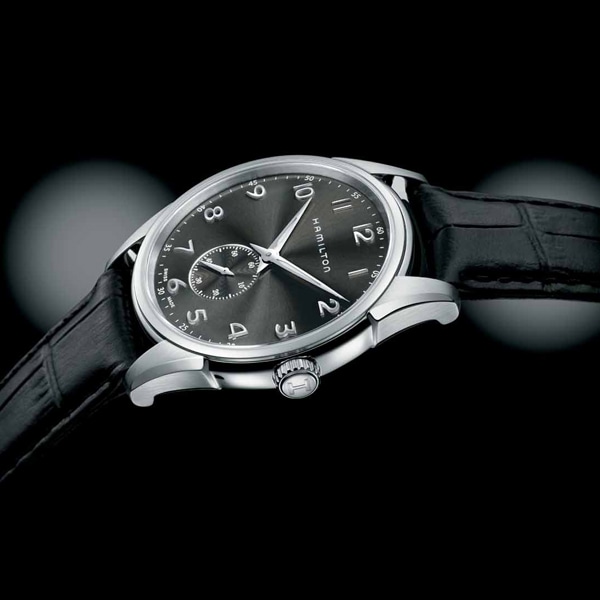 HAMILTON JAZZ MASTER THINLINE SMALL SECOND QUARTZ H38411783 クォーツ メンズ