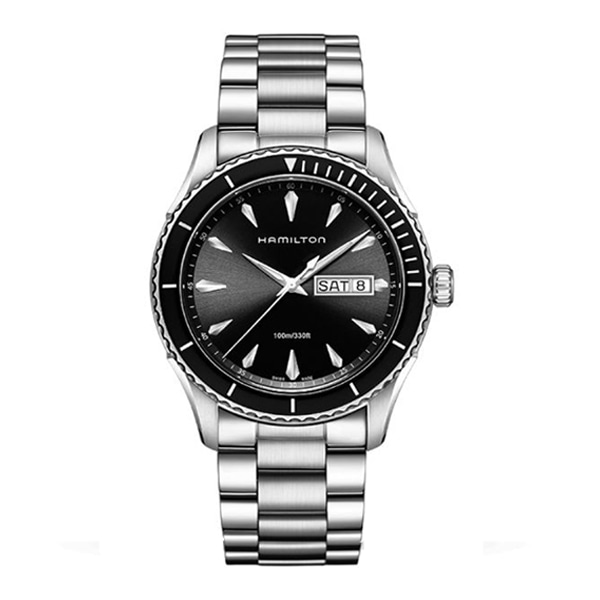 HAMILTON JAZZ MASTER SEAVIEW DAY DATE QUARTZ H37511131 クォーツ メンズ