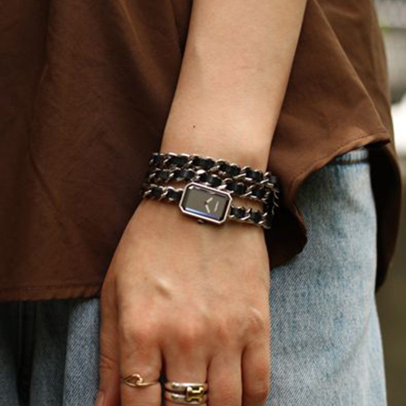 CHANEL ヴィンテージ プルミエール ロック トリプルブレスレットが入荷 ※中古