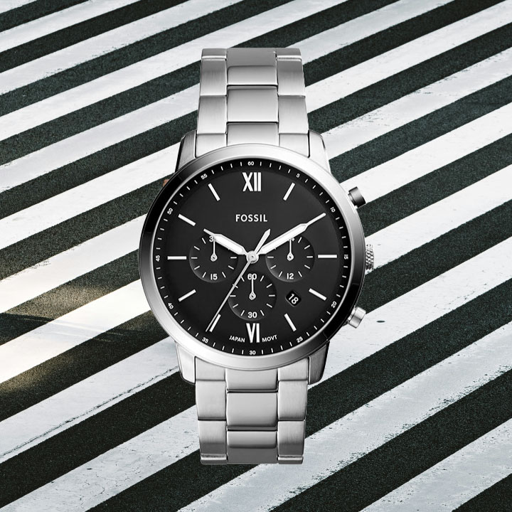 【FOSSIL】どのようなシーンでも使いやすいクロノグラフモデルの取り扱いを開始