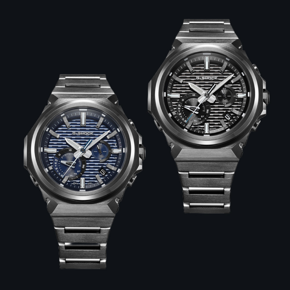 【G-SHOCK】 G-STEEL SLEEK STYLEより都市の光をインスピレーションとしたブラックIPモデル
