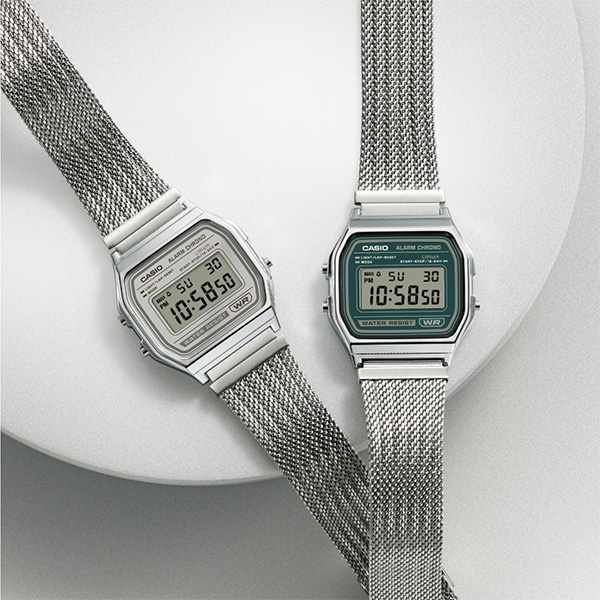 【CASIO】メッシュバンドにアレンジしたモデルが登場!