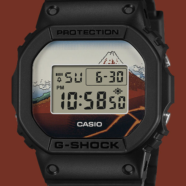 1/10発売【G-SHOCK】浮世絵画家・葛飾北斎の人気作品をデザインモチーフにしたモデルが登場！