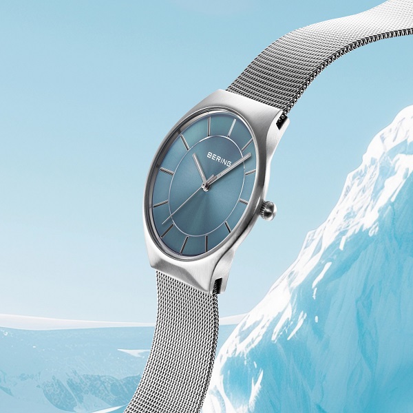 【BERING】北極の空と氷が織りなす繊細なアイスブルーを文字盤に表現したモデルが登場！