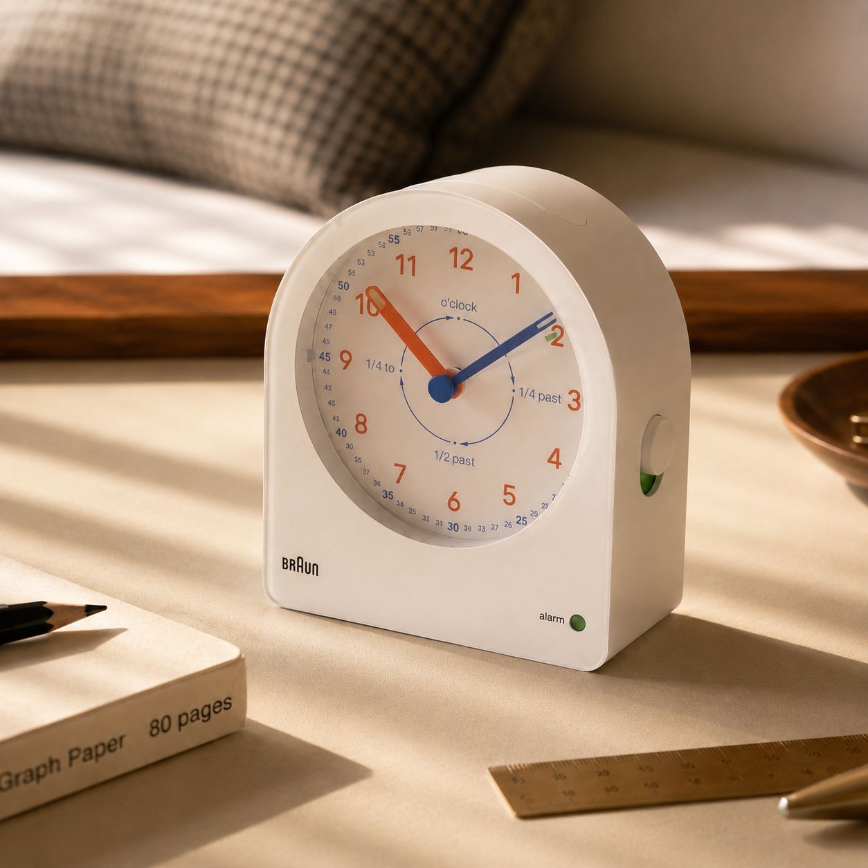【BRAUN】こどもから大人まで。読みやすさとデザイン性を兼ね備えたタイムテ