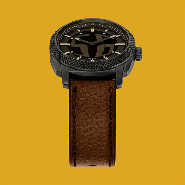 アンティーク調BIG時計 木製腕時計 WATCH 8800｜本木目文字盤の曲面ガラスウォッチ メンズ
