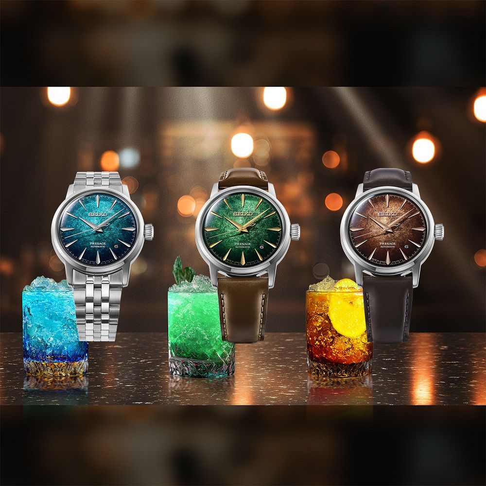 【SEIKO PRESAGE】カクテルを思わせる艷やかなカラーダイヤルの新作が登場!