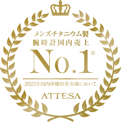 メンズチタニウム製腕時計国内売り上げNo.1