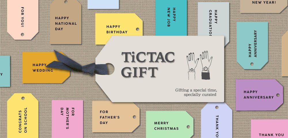 ③プレゼント付き❤️セット販売❤️ TiCTAC GIFT │大切なひとへ贖る腕時計 - チックタックオンラインストア
