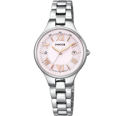 wicca ソーラーテック電波時計 KS1-813-91 レディ-ス